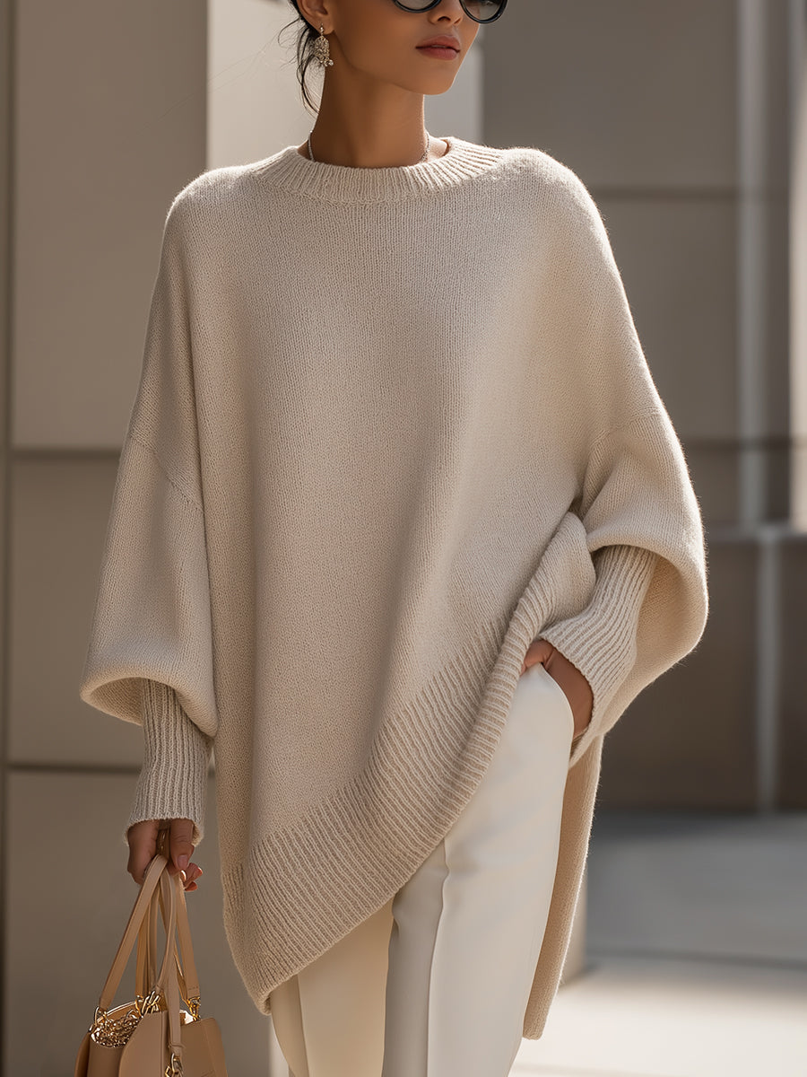 Aster | Oversized Poncho Sweater
