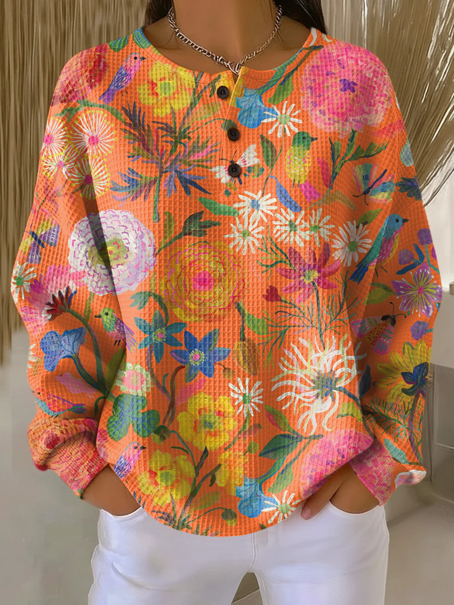 Orange Flowers / 5XL