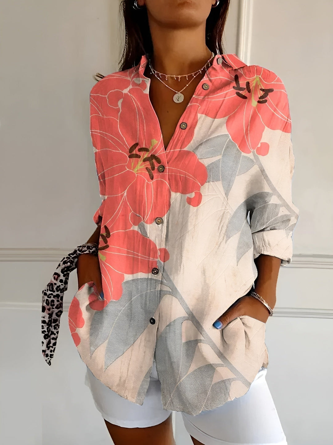 Maia | Floral Summer Blouse